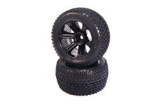 Matrix 2.8 Tires mounted on Addict 2.8 Black Wheels, Front NT
