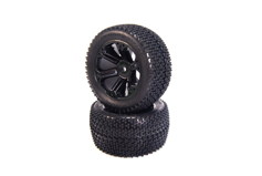 Matrix 2.8 Tires mounted on Addict 2.8 Black Wheels, Rear EP