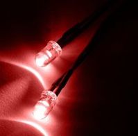Светодиоды LED Light Cable 5.0мм for FORMULA-1 (Red color)  (1pc for 1pack)